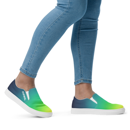 Women's Canvas Slip-ons ❯ Pure Gradient ❯ Aurora Borealis